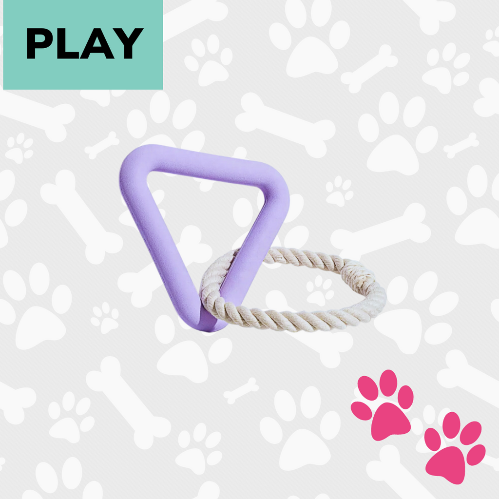 Triangle Rope Pull Toy
