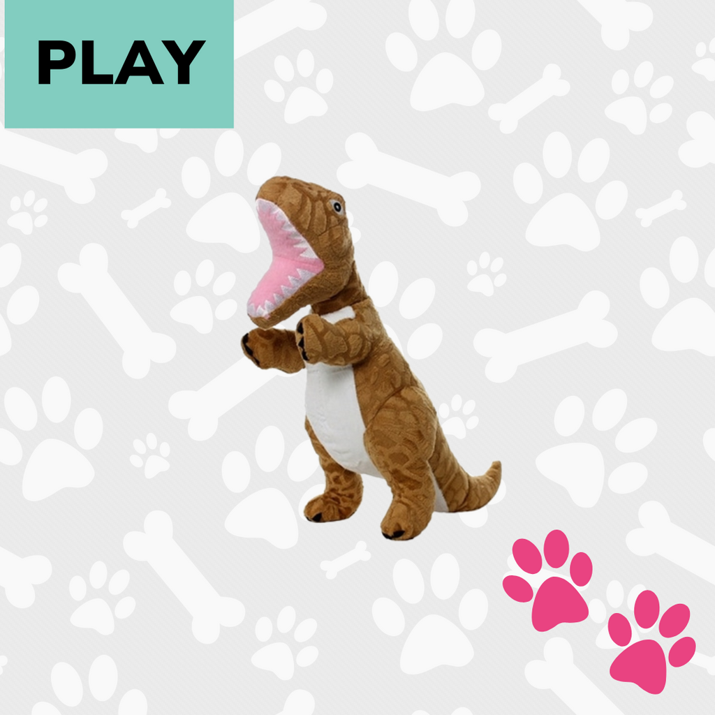 T-Rex Plush Dog Toy